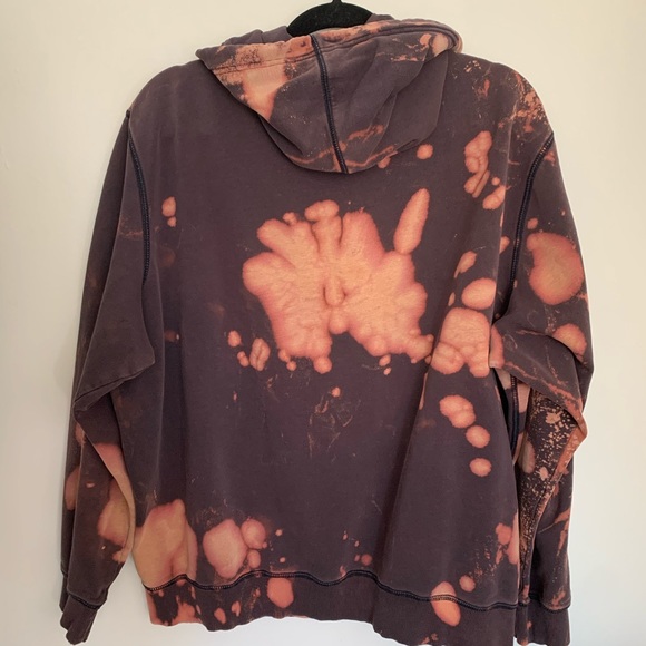 Nike Bleached Tie Dye Custom Upcycled Hoodie - Picture 6 of 6